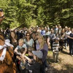 Ribbon cutting ceremony at Noyo River Redwoods. Photo credit: Paulo Vescia