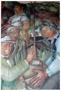 Have you noticed that the League is featured in the WPA murals at the Beach Chalet? On the right is Jack Spring, general manager of the Parks and Rec Dept.