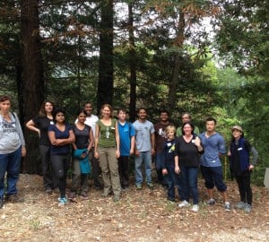 Oracle volunteer day at San Vicente Redwoods, August 22, 2015.