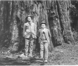 U.S. Congressman William Kent (left) and Stephen T. Mather, the first director of the National Park Service, were initial donors to Save the Redwoods League.