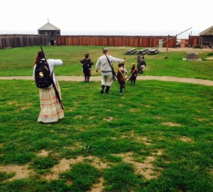 Students at Fort Ross State Park.