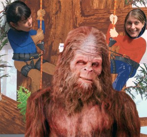 Regan and Jess...and Bigfoot?