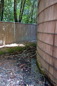 Leaking water tanks at Standish-Hickey.