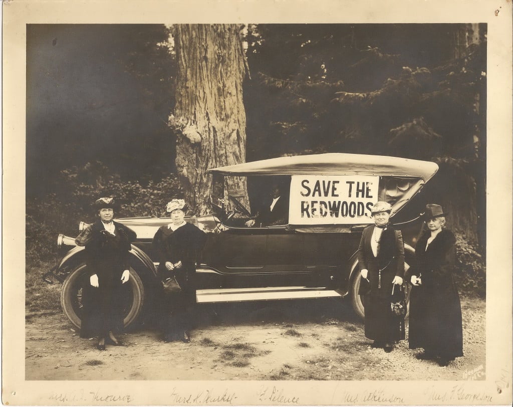 Members of the Women's Save the Redwoods League in 1919