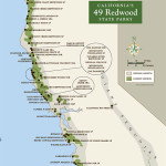 Map of 49 Redwood State Parks