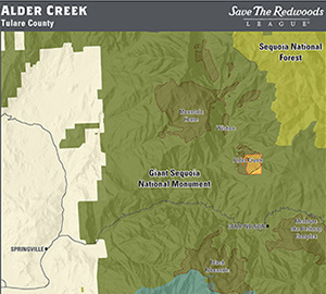 Alder Creek Map thumbnail