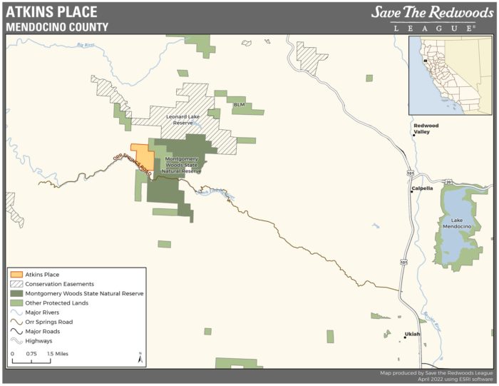 Atkins Place Location Map, April 2022