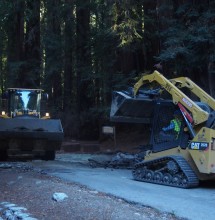 In fall 2015, California Conservation Corps crews and contractors removed part of the old Pfeiffer Falls Trail’s concrete and constructed a beautiful, small dirt section of trail. League members’ gifts have supported the planning and rebuilding of the rest of the Pfeiffer Falls Trail.