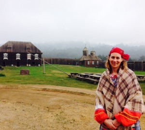 Deborah Zierten, League Education & Interpretation Manager, at Fort Ross State Park.