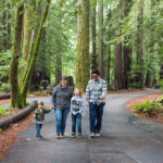 The Diaz family of San Jose visiting Samuel P. Taylor State Park