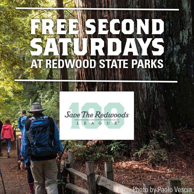 Free Second Saturdays at Redwood State Parks 2018. Photo by Paolo Vescia