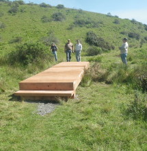 One of the bridges Joseph Haas and his team built.