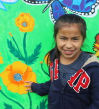 Allendale Elementary School students created a watershed mural to educate their community.