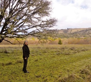 Kathy Bailey co-founded Hendy Woods Community, the group that helped keep the Hendy Woods State Park open when it faced closure because of a state budget crisis. Photo by Joan Hamilton