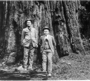 Stephen T. Mather and WIlliam Kent. Photo by F. Ransome