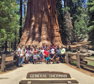 Youth participants in event at Sequoia National Park for Latino Conservation Week 2017. Photo by Martin Martinez
