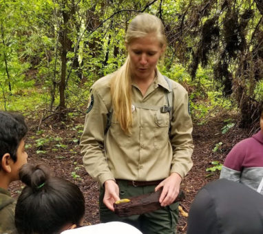 The Live Like Coco Foundation takes Santa Cruz County students on a field trip to Nisene Marks to see redwoods. Photo courtesy of The Live Like Coco Foundation