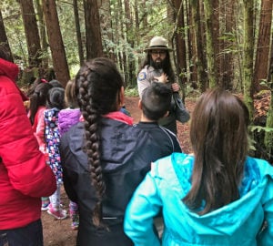 The Live Like Coco Foundation takes Santa Cruz County students on a field trip to Nisene Marks to see redwoods. Photo courtesy of The Live Like Coco Foundation