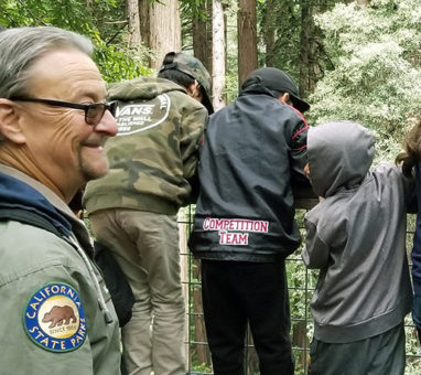 The Live Like Coco Foundation takes Santa Cruz County students on a field trip to Nisene Marks to see redwoods. Photo courtesy of The Live Like Coco Foundation