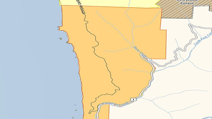 Lost Coast Redwoods Map
