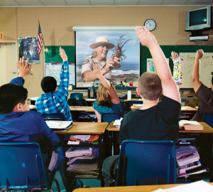 The PORTS program connects students to their state parks through videos and interviews with a park ranger. Photo courtesy of California State Parks.