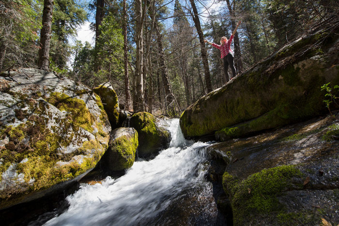 The pristine South Fork of the Tule River rushes through Red Hill Grove. Photo by Paolo Vescia.