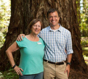 League Board member Peggy Light stands with Sam Hodder, League President and CEO. In 2018, Peggy generously matched each of 105 new legacy gift pledges with a gift of $1,000. Photo by Paolo Vescia