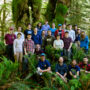 2019 Redwoods Rising Apprentices. Photo by Save the Redwoods League.  Back Row (left to right): Samantha Pincus (Watershed Rehabilitation Apprentice), Christopher Villaruel (Exotics Management Apprentice), Steven Hopper (Watershed Rehabilitation Apprentice), Julia Martinez (Rare Plants Apprentice), Skylr Lopez (Rare Plants Apprentice), Laura Morgan (Rare Plant Botany Crew Lead, CSP), Ryan Thompson (Wildlife Apprentice), Henri Holbrook (Forestry Crew Lead, CSP), Christopher Collier (Wildlife Apprentice), Cameron Miller (Forestry Apprentice), Mae McLean (Rare Plant Botany Crew Lead, CSP), Caitlyn Allchin (Rare Plants Apprentice) Middle Row (left to right): Sarah McGee (Hydrology Apprentice), Ryann Howard (Forestry Apprentice), Lathrop Leonard (Forester I, CSP), Judson Fisher (Exotics Management Apprentice), Anton Bokisch (Watershed Rehabilitation Apprentice), Haley Isaacson (Watershed Rehabilitation Apprentice), Macy Budesilich (Rare Plants Apprentice), Front Row, (left to right): Dillon Martin (Forestry Apprentice), Walter Mackelburg (Hydrology Crew Lead, CSP), Caleb Van Rossum (Forestry Apprentice), Brett Crandall (Hydrology Apprentice), Matthew Morassutti (Redwoods Rising Fellow, League).