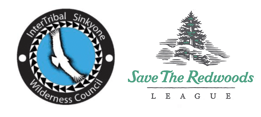InterTribal Sinkyone Wilderness Council and Save the Redwoods League partnership logo lockup