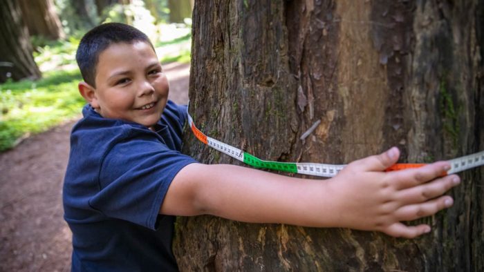 Students blossom by learning outside