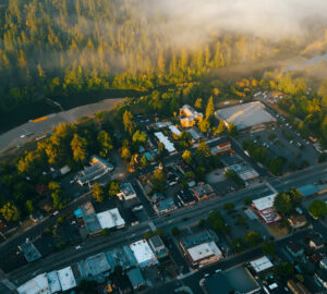 Nearly 400 acres of recovering forest stretch from riverbank to ridgeline at the Russian River Redwoods property in Sonoma County.  Photo by Smith Robinson Multimedia.