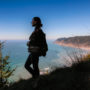 Estelle Clifton, registered professional forester and botanist with North Coast Resource Management (NCRM), looks out over the Pacific from Lost Coast Redwoods. Photo by Max Whittaker, courtesy of Save the Redwoods League.