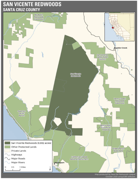 San Vicente Location Map