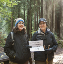 Sandy Vasas and I, Jennifer Charney, greeted inspiring groups of visitors