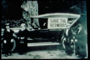 Save the Redwoods ladies, 1918. Photo courtesy of Humboldt Historical Society.
