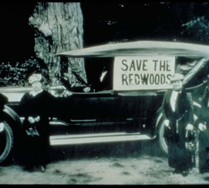 Save the Redwoods ladies, 1918. Photo courtesy of Humboldt Historical Society.