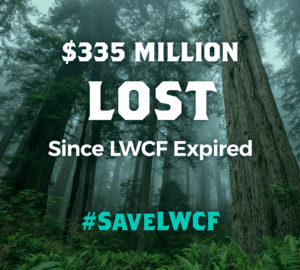 $335 million lost since LWCF expired. #SaveLWCF