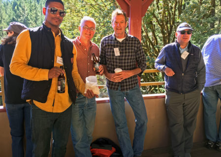 League Councilor, John Scharffenberger, enjoying the ride with members and friends