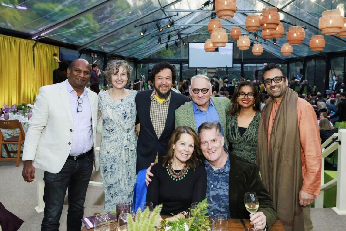 partygoers at an event