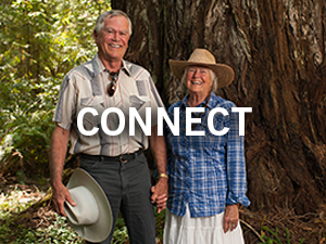Jim and Diane Larson are members of the League’s Redwood Legacy Circle, which honors those visionary individuals who have provided for the League in their estate plans. Photo by Paolo Vescia