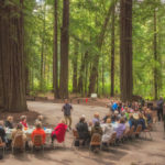 League President Sam Hodder welcomes members of The Garden Club of America