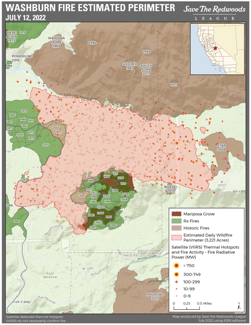 washburn fire map