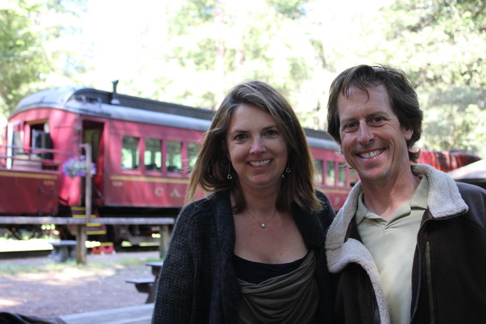 Wendy Hayward and her husband Rich Wendling.