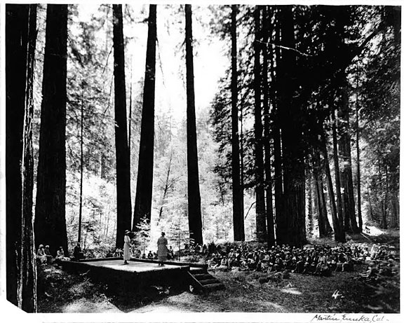 Garden Club of America Grove dedication, 1934. Photo courtesy of The Garden Club of America