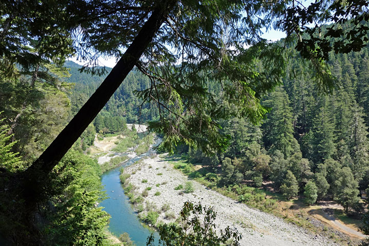 Eel River at Standish-Hickey State Recreation Area.