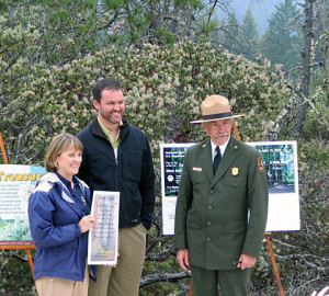 I am joined by Ruth Coleman and Jon Jarvis to celebrate acquisition of the Sandhill property from League to state parks.