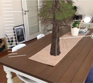 redwood on desk