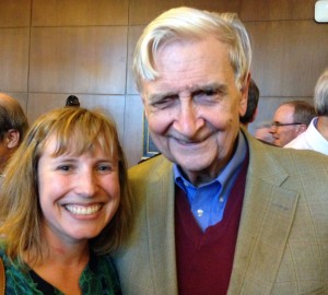 With my conservation hero, Professor E.O. Wilson.