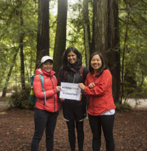 Left to right: Mimi Chnong, Simone Saldanha, Linh Chnong. Photo by Paolo Vescia