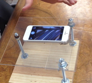 DIY iPhone microscope.